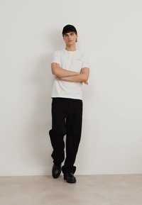 Calvin Klein MICRO LOGO 2 PACK  - Basic póló - iron gate / white