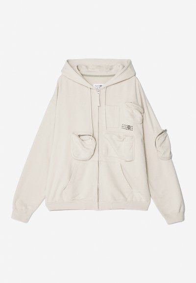 MM6 Maison Margiela Zip-up sweatshirt - chalk