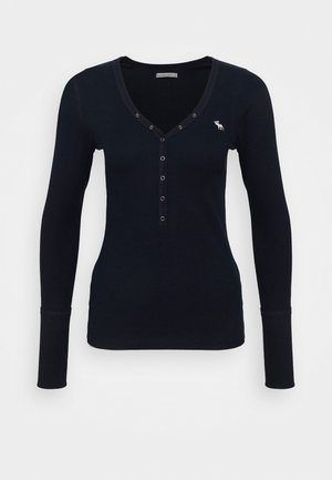 Langærmet T-shirt - dark blue