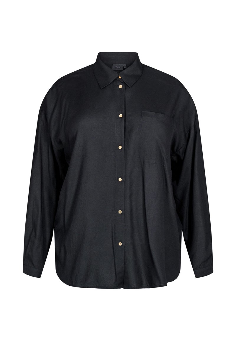 Zizzi Overhemdblouse zwart