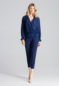 Figl LONG SLEEVED - Blouse - navy
