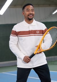 Sergio Tacchini - YOUNGLINE LONGSLEEVE - Polo shirt - gardenia/mocha bisque Thumbnail Image 1