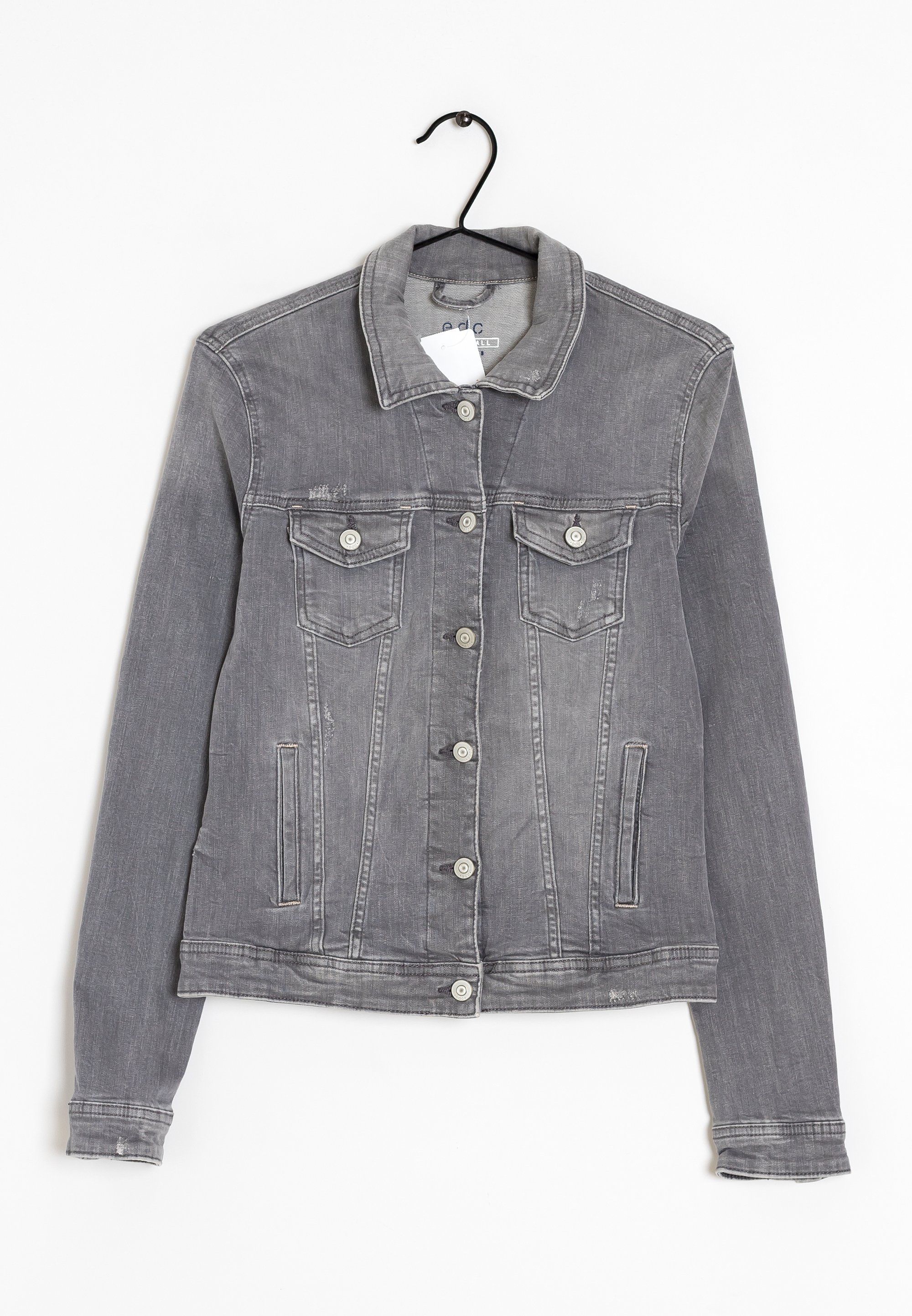 Jeansjacke Kombinieren Jeansjacke Mit Fell Damen H&m