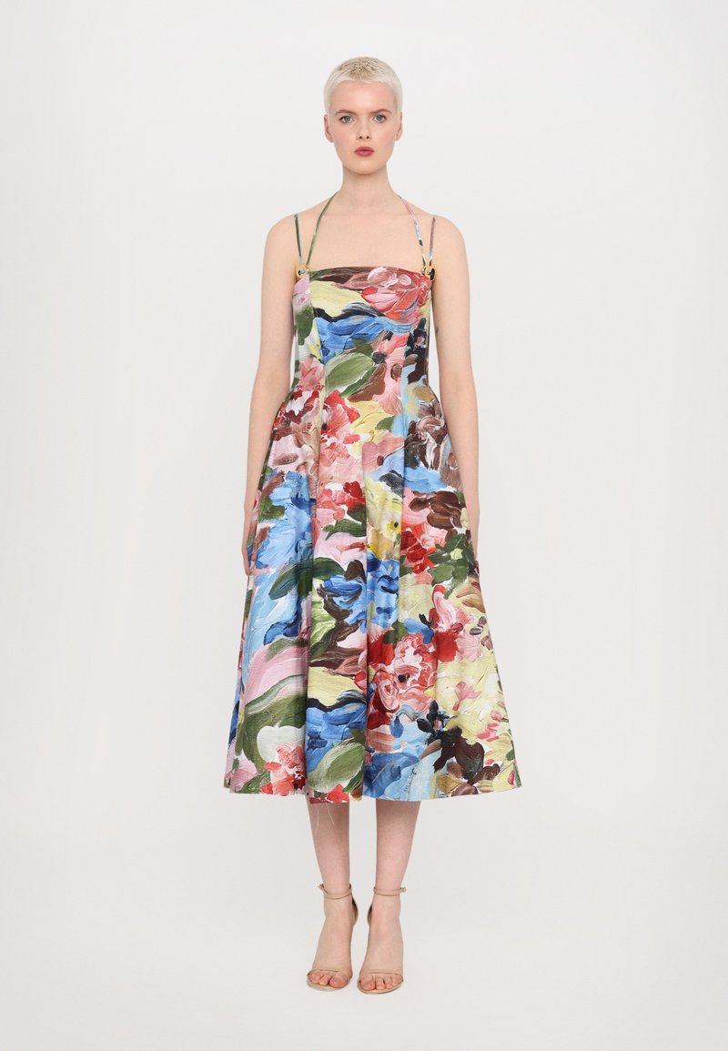 Stine Goya - DOUBLE STRAP HIGH VOLUME DRESS - Cocktailjurk - multi coloured, Vergroten