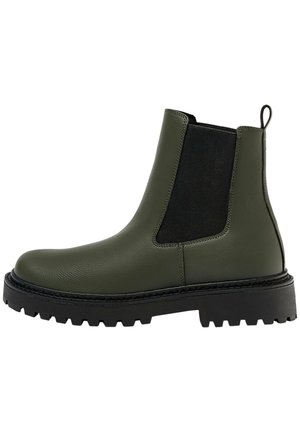 PULL&BEAR Botines - khaki
