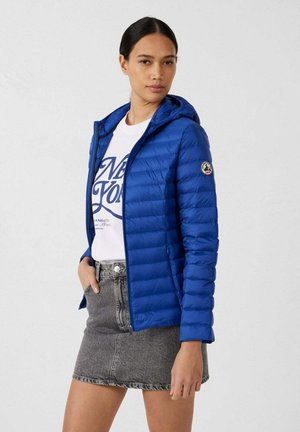 LÉGÈRE À CAPUCHE CLOE - Gewatteerde jas - bleu