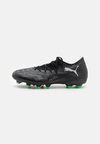 Puma - FUTURE 8 MATCH LOW - Football boots artificial grass - black/silver/fluo green Thumbnail Image 1