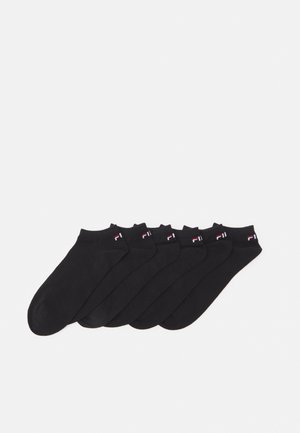 INVISIBLE PLAIN SOCK UNISEX 6 PACK - Kojinės - black