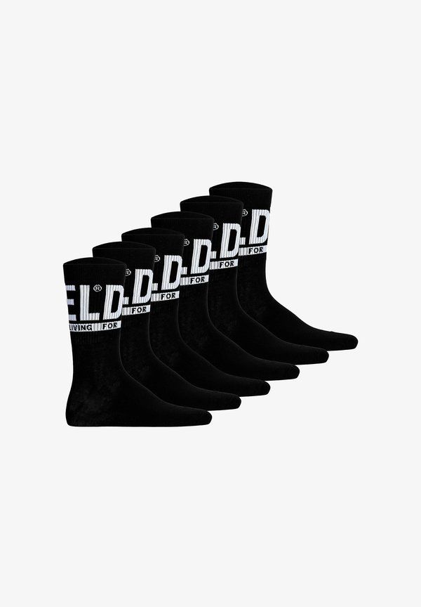 UNISEX 6ER PACK - Socks - schwarz