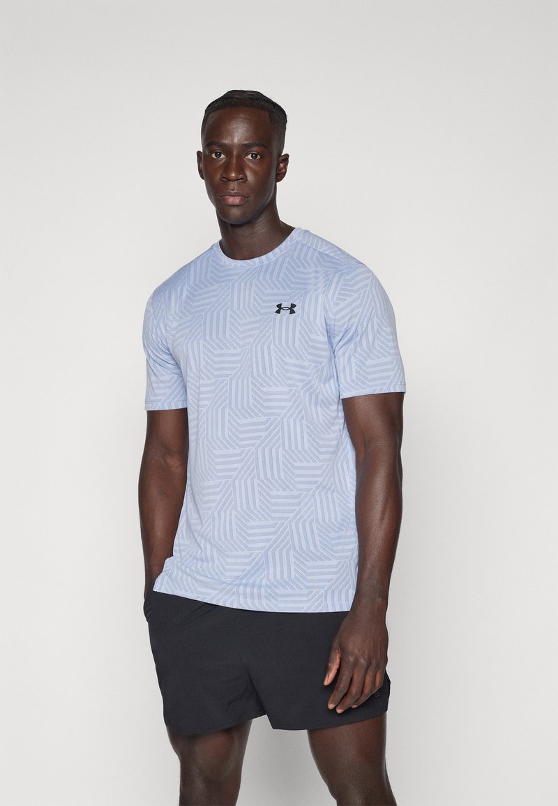Under Armour TECH VENT GEOTESSA  - T-Shirt sport - starlight/black