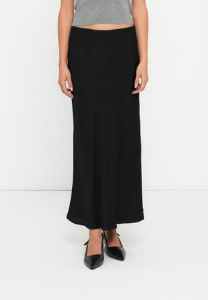PULL ON MAXI SKIRT - A-line skjørt - true black