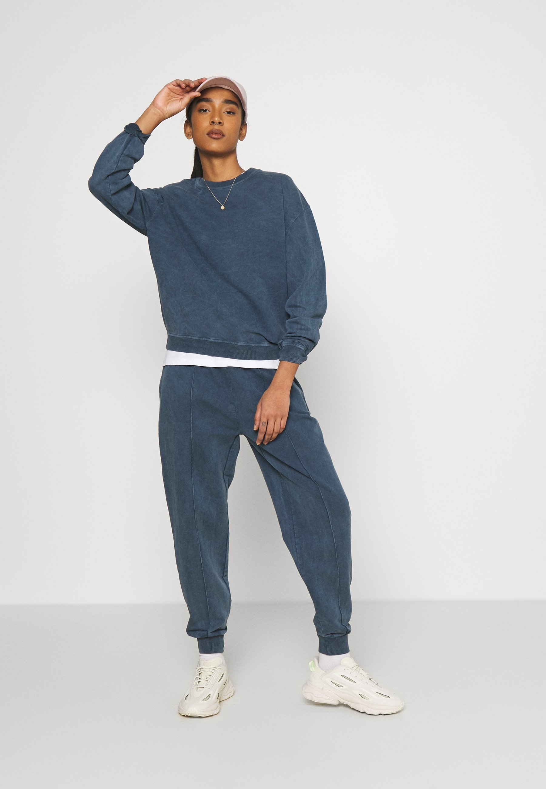 Topshop ACID WASH JOGGER - Tracksuit 