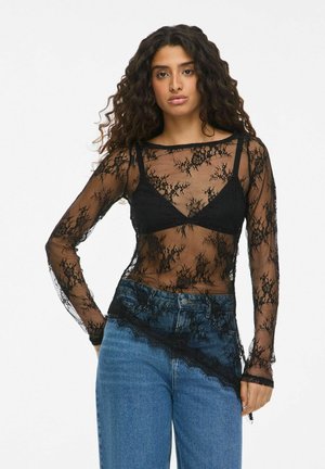 Noisy May, TOP NMTIKA LACE - Blouse - black