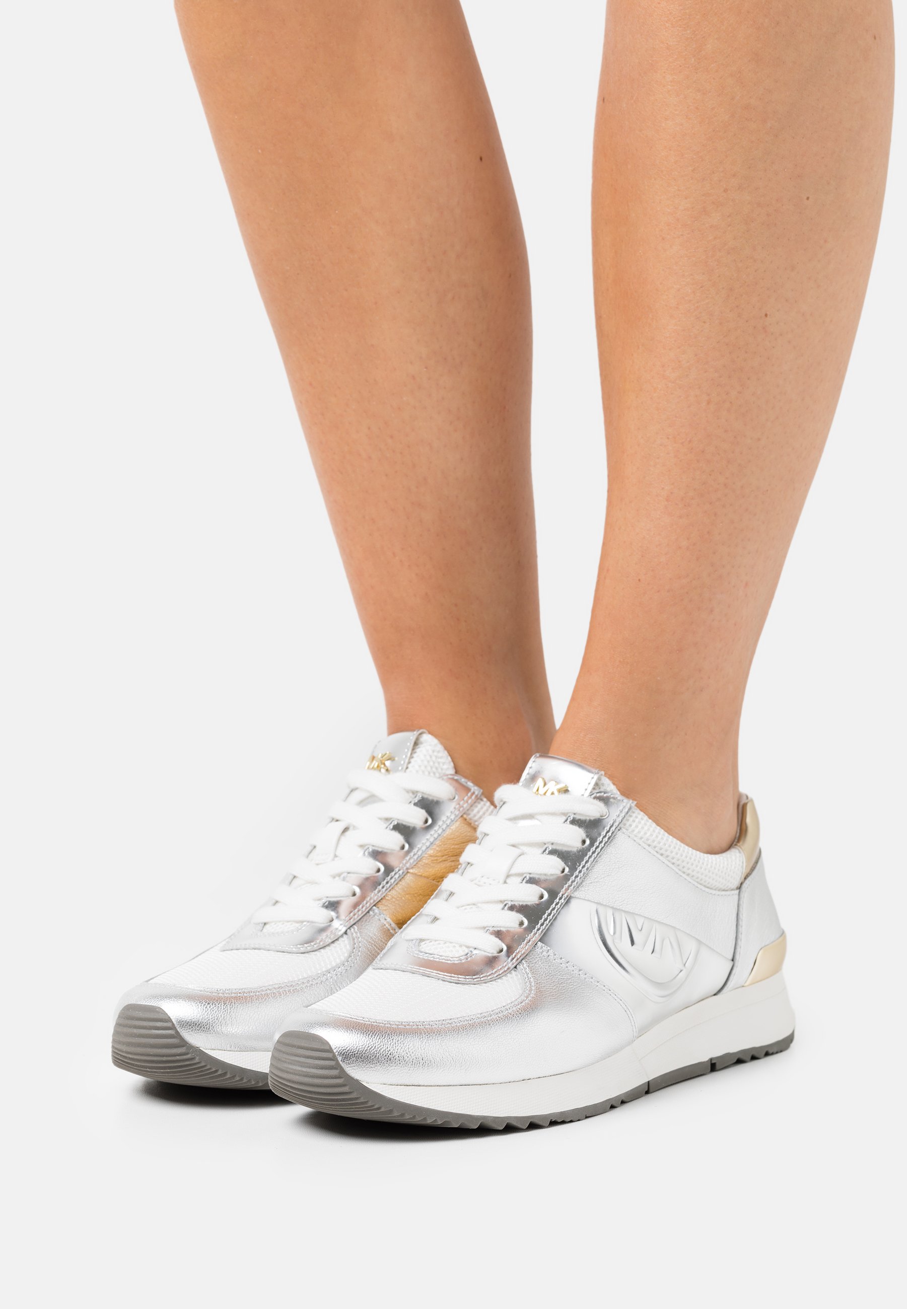 MICHAEL Michael Kors ALLIE TRAINER - Sneakers laag - silver/pale  gold/zilverkleurig - Zalando.nl