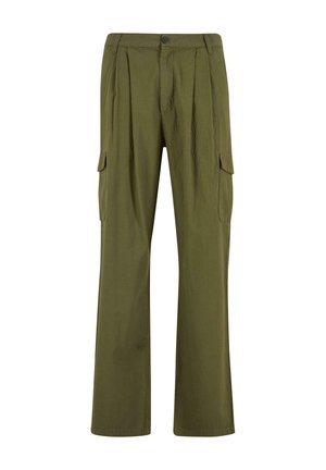 Urban Classics WIDE  - Pantalones cargo - lightolive