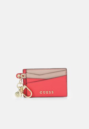 CARD CASE MIRROR KEYCHAIN - Portemonnee - coral
