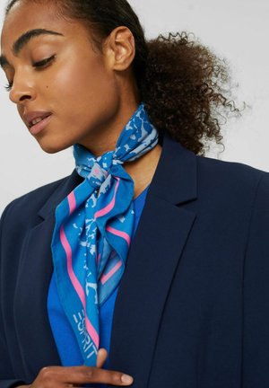MIT KUNSTVOLLEM PRINT - Foulard - grey blue