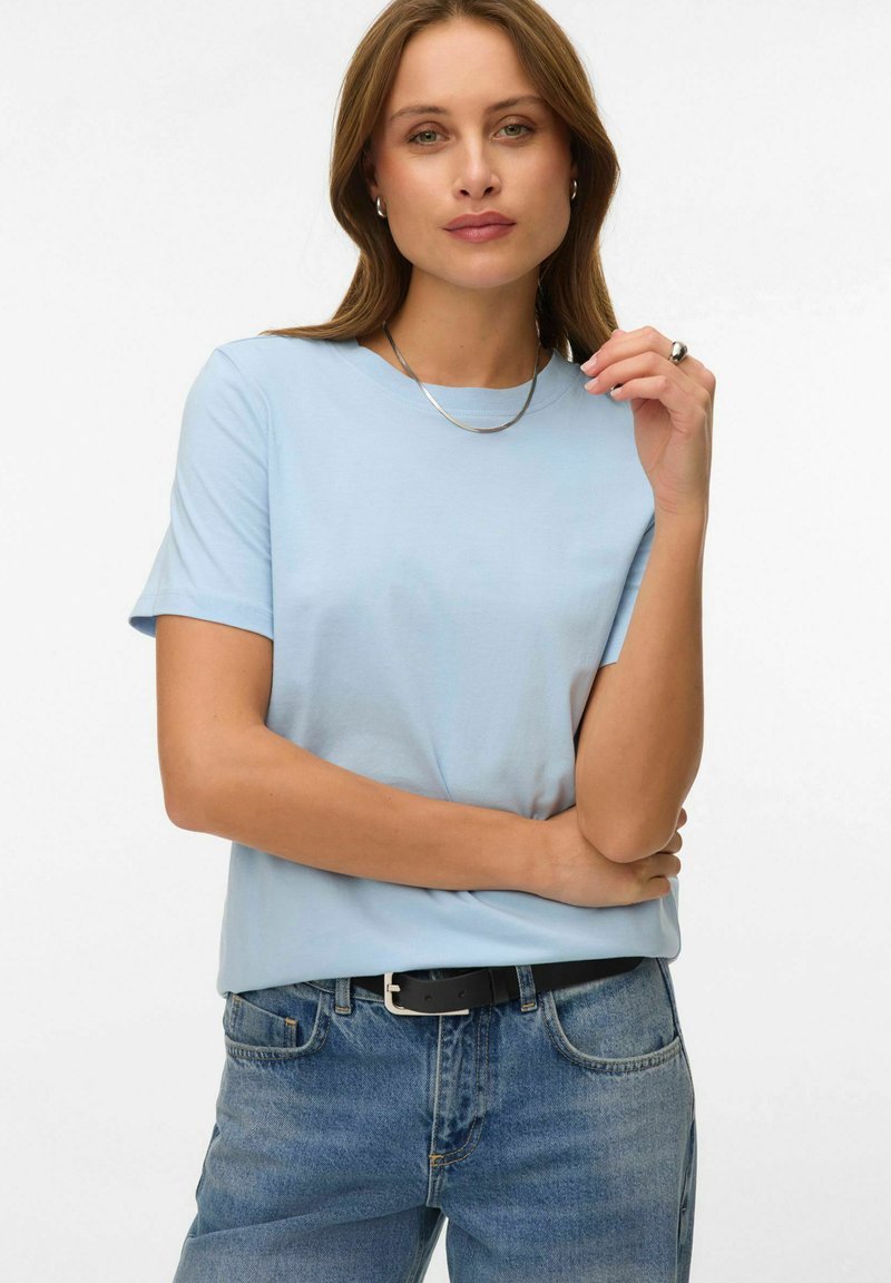 Vero Moda PAULINA - Βασικό μπλουζάκι - cashmere blue