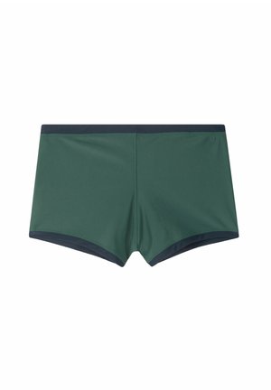 SQUARE-CUT WITH CONTRASTING TRIM - Badehose Pants - green