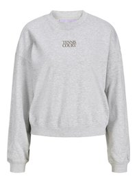 JXGIA LOOSE PRINT CREW - Φούτερ - light grey melange