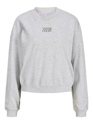 JJXX JXGIA LOOSE PRINT CREW - Sweater - light grey melange