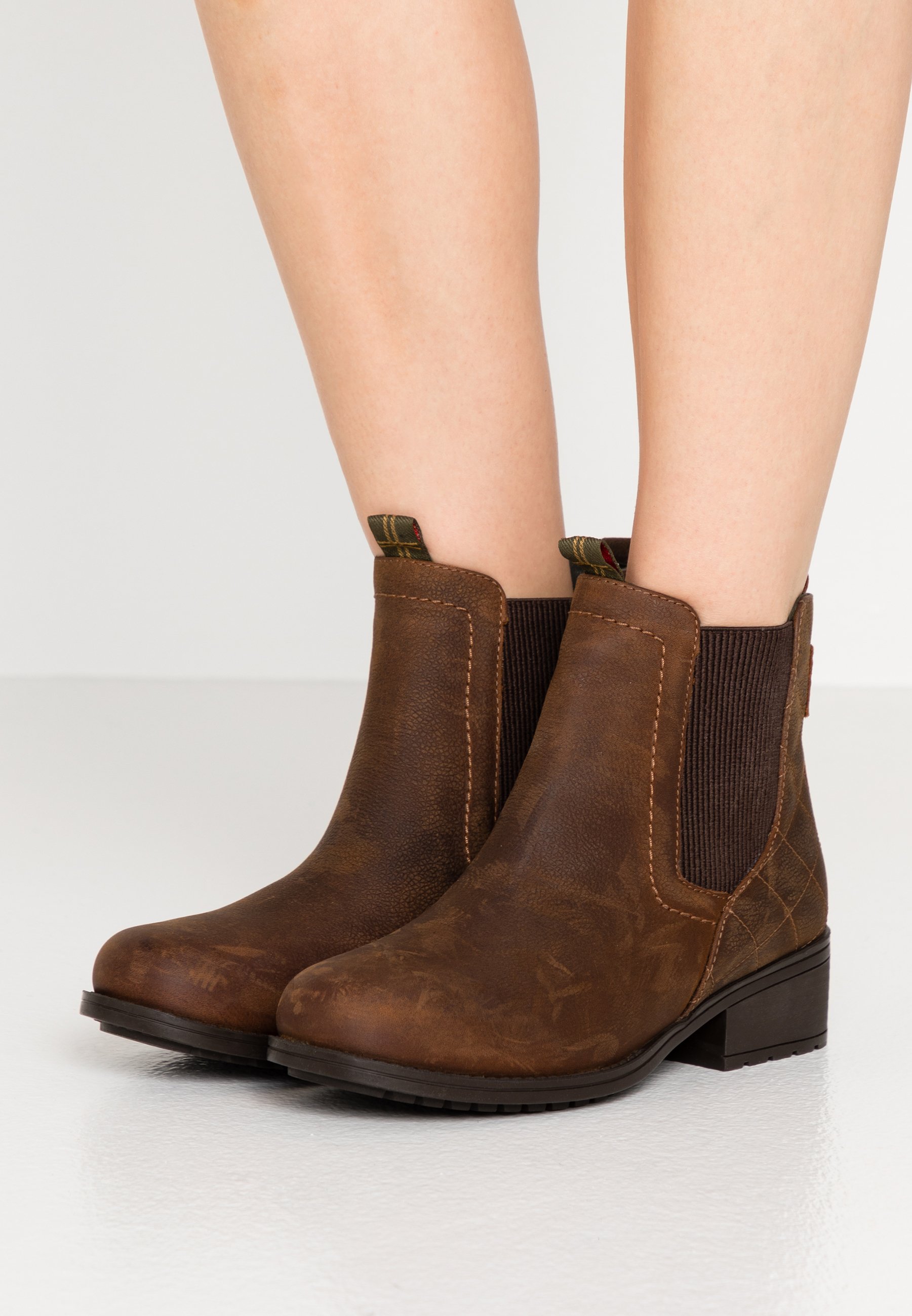 barbour rimini chelsea boot dark brown