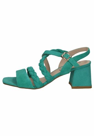 Sandály - emerald suede