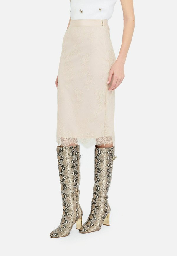 Bleistiftrock - beige