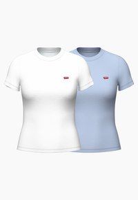 ESSENTIAL TEE 2 PACK - T-shirt - bas - kentucky blue/white