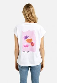 Smith&Soul RUNDHALS MIT - T-Shirt print - white