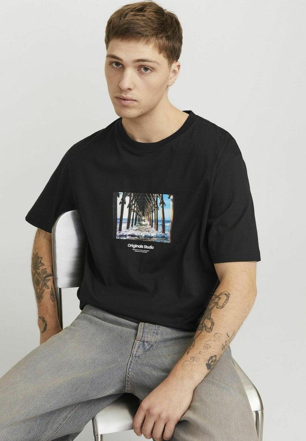 JORVESTERBRO PICTURE CREW NECK - Print T-shirt3