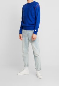 Jack & Jones Stickad tröja - blue