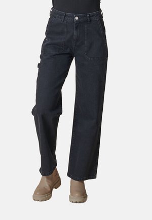 Flared Jeans - black
