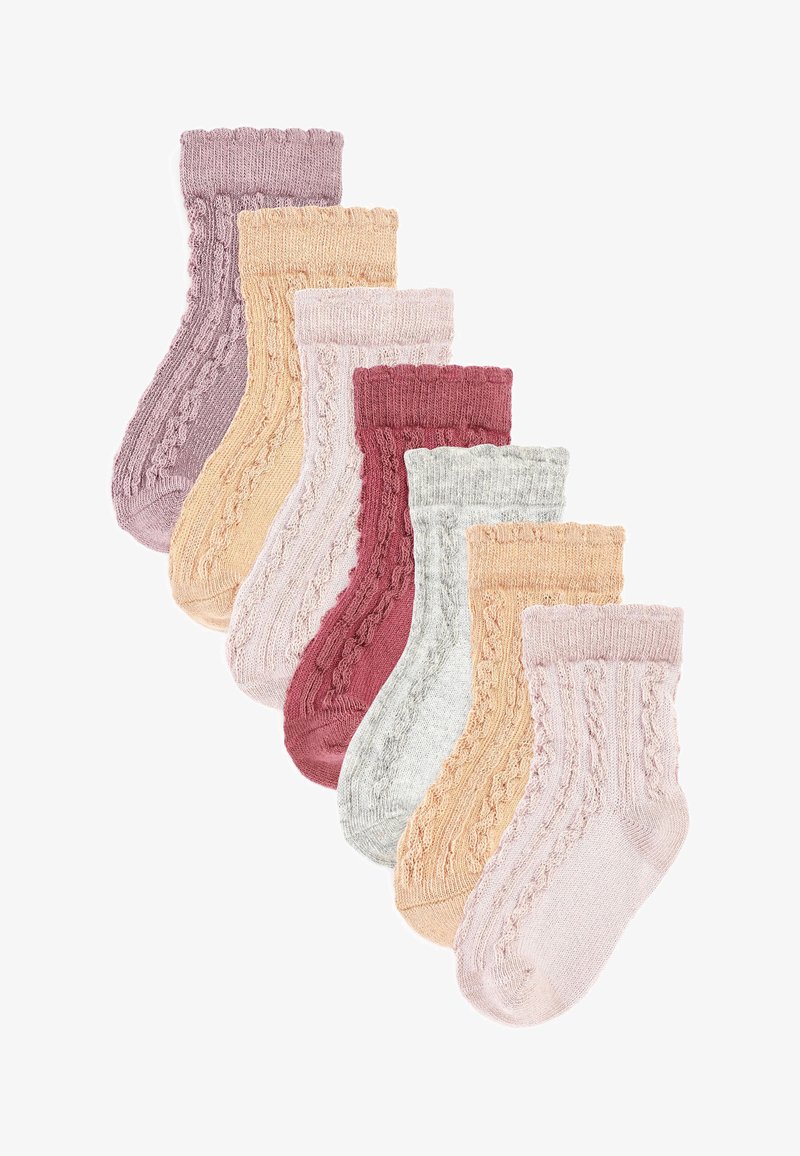 Next 7 PACK  - Socks - pink neutral