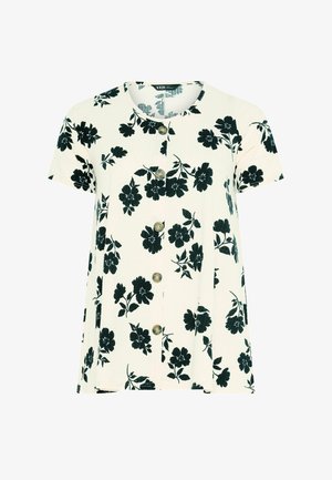 Yours Clothing, PLUS SIZE CASUAL TOPS - Printtipaita - cream
