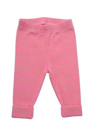 Leggings - Stockings - beige/pink