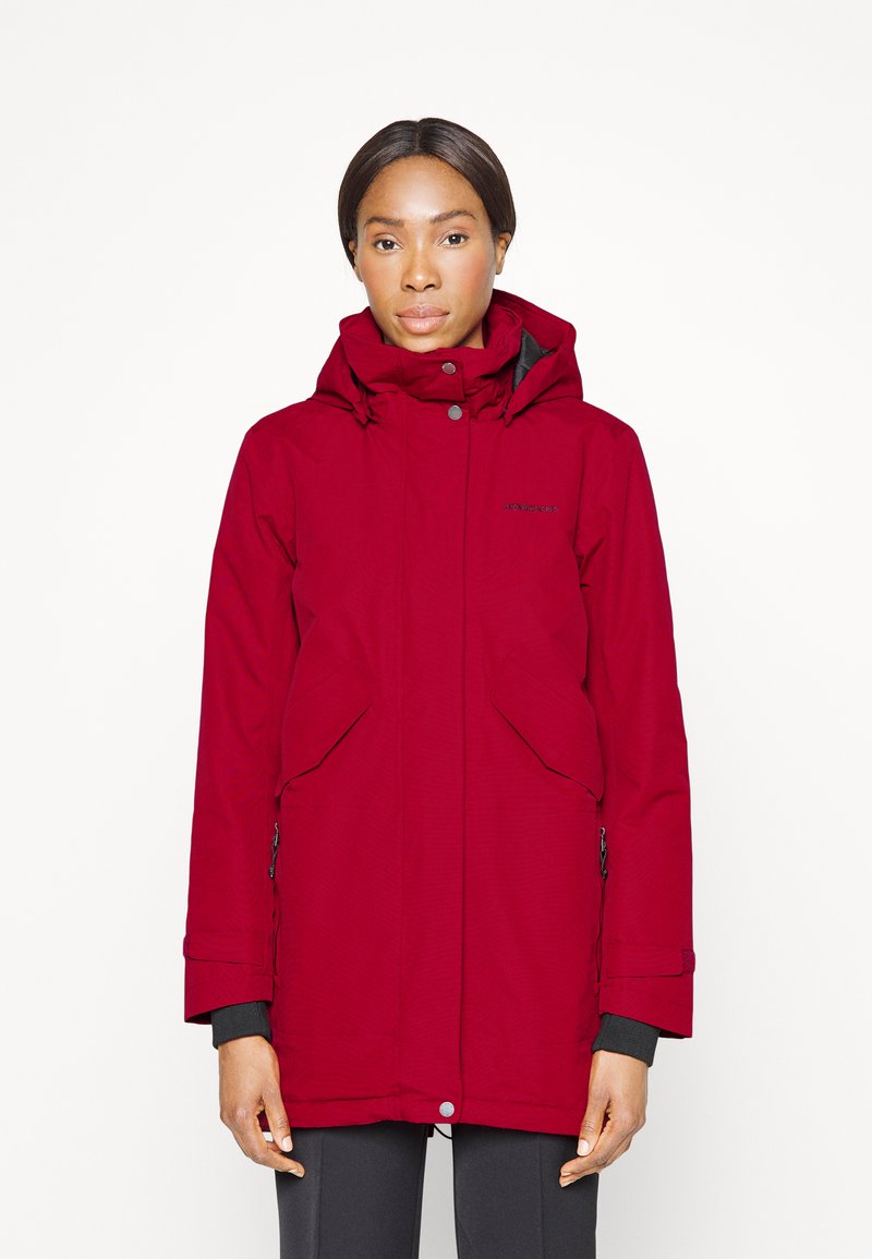 Didriksons TANJA WOMENS Parka ruby red/red Zalando.ie