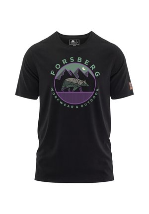 FORSBERG, FORSBERG T-SHIRTS - T-Shirt print - schwarz