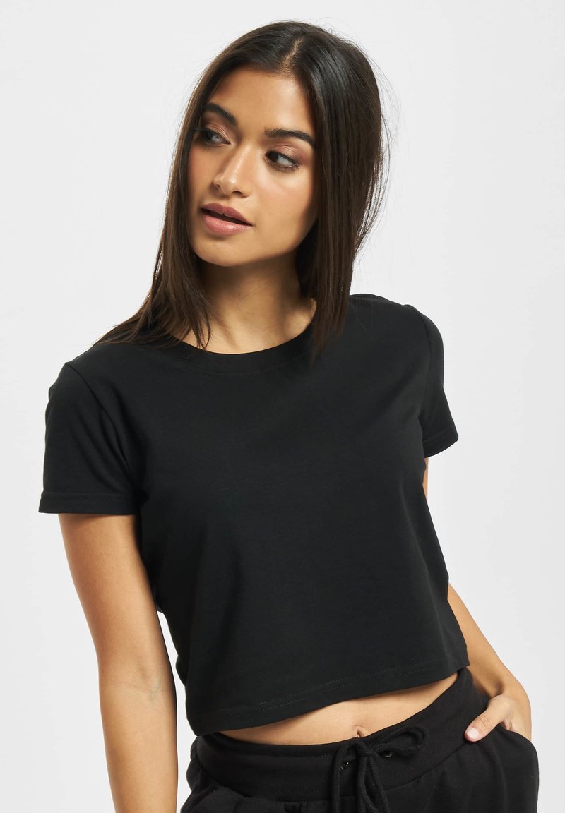 DEF LOVE - Pikkade varrukatega topp - black