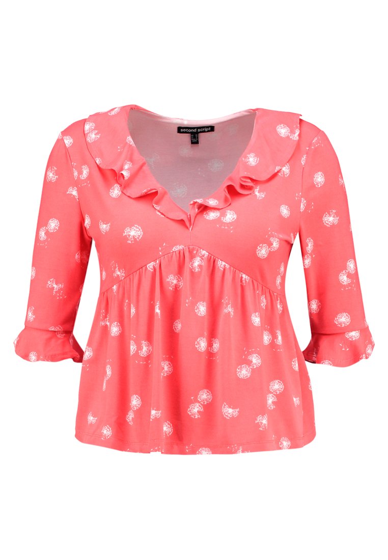 Second Script Petite Longsleeve rood