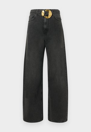 TWINSET WOVEN - Baggy Jeans - denim nero