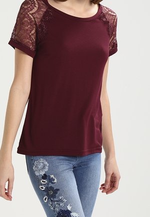 T-shirt print - bordeaux