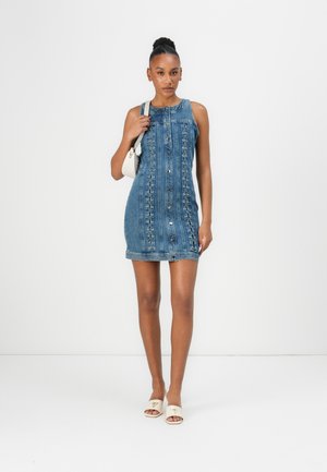LISBETH DRESS - Denim dress - blue
