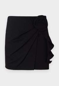 EXCLUSIVE ZOE - Mini skirts  - black