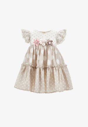 Monnalisa, POIS - Vestito elegante - beige