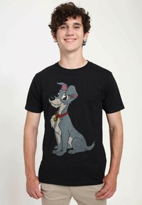 Disney LADY & THE TRAMP TRAMP VINTAGE UNISEX - T-shirt z nadrukiem