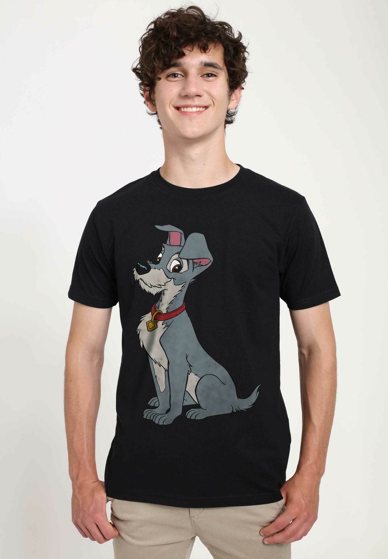 Disney LADY & THE TRAMP TRAMP VINTAGE UNISEX - T-shirt z nadrukiem