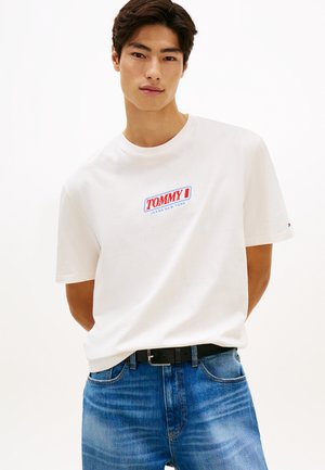 VINTAGE TEE - Nyomott mintás póló - ancient white