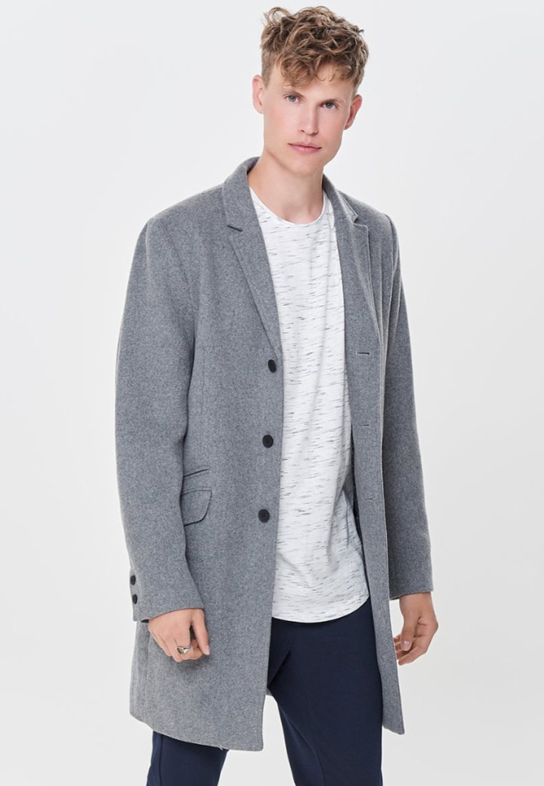 only and sons kurzmantel