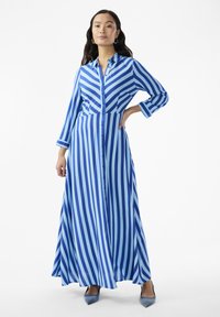 YAS YASSAVANNA  - Dolga obleka - surf the web/alaskan blue